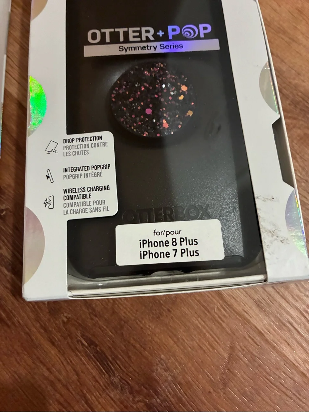 OtterBox Otter+Pop Symmetry Series Phone Case with PopSocket - Pink & Black